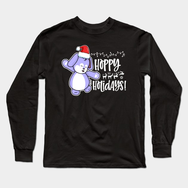 Hoppy Holidays Long Sleeve T-Shirt by the-krisney-way
